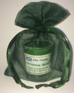  Christmas Spice Alba candle in a red gift bag 