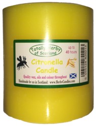  Midge candles made with citronella, lavender or bog myrtle essential oils 